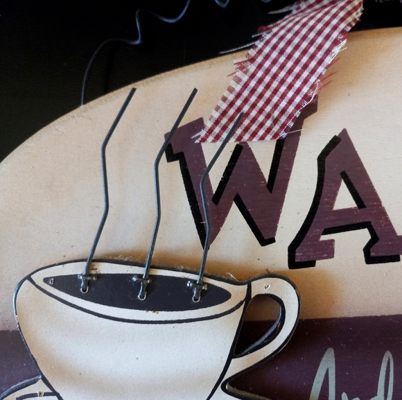 3/10 Wake Up and Smell the Coffee Sign Cute! - Picture 3 of 4